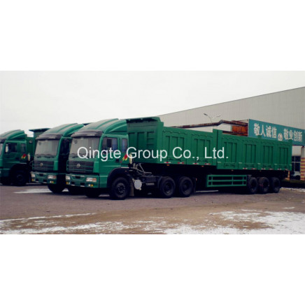 Side Dump Semi Trailer, Tipper Trailer (QDT9400ZC)