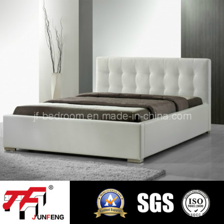 Simple White Color Bed J-03