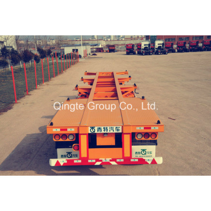 Skeleton Container Transport Semi Trailer (QDT9352TJZG)