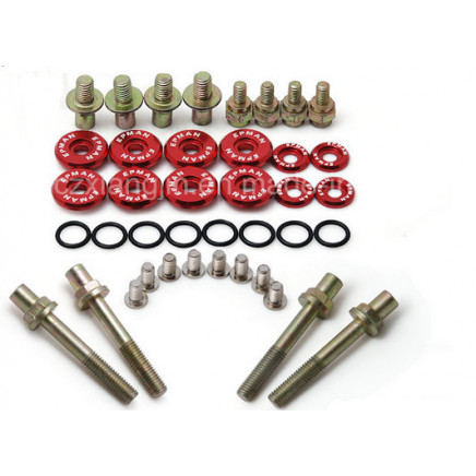 Skunk2 Low Profile Bseries Vtec Washer Kit Red for Honda Acura