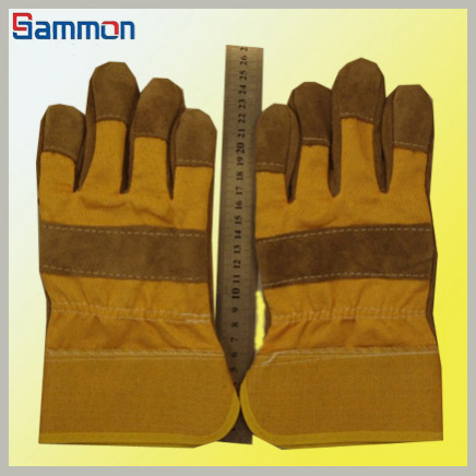 Sm1009 Durable Cowhide Work Gloves