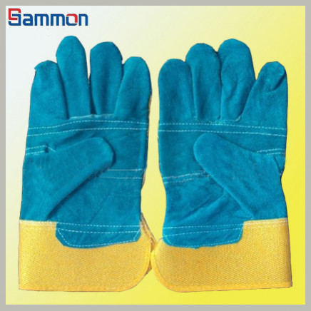 Sm1079 10.5 Inches Blue Palm Welding Gloves (SM1079)