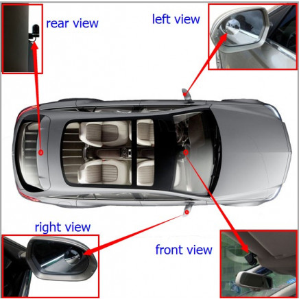 Small Car Mobile DVR Camera System