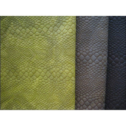 Snake Embossing 100 PU Synthetic Leather Mg12