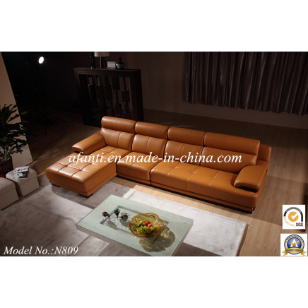 Sofa Furniture Luxury Living Room Corner Sofa Set (N809)
