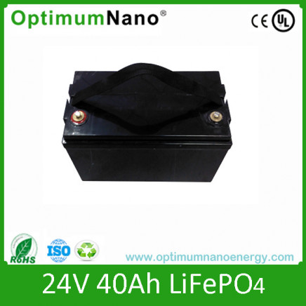 Solar Power System 24V 40ah LiFePO4 Battery