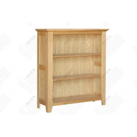 Solid Oak 2 Layers Bookshelf/Oak Wood Wide Bookcase (CO5112)
