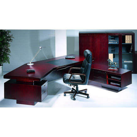 Solid Wood Executive Table / Veneer Executive Desk / Manager Boss Chinese Furniture