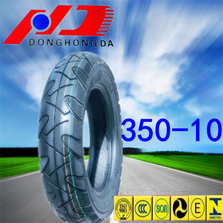 Soncap Certificated Highway Pattern 350-10 Motorcycle Tyre Tire
