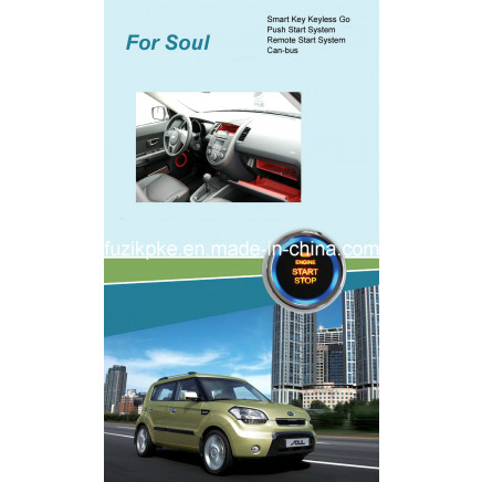 Soul Entry Keyless Go Smart Key Push Button Remote Start Can-Bus Alarm for KIA