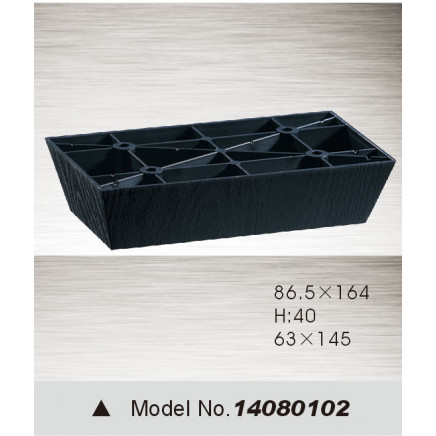 Square Plastic Furniture Part, Sofa Leg (14080102)