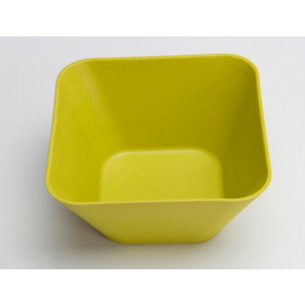 Square Shape Bamboo Fiber Salad Bowl Bamboo Bowl