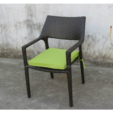 Stackable Aluminum Rattan Chair for Hotel and Restaurant (S219)