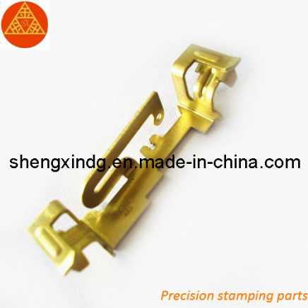 Stamping Precision Brass Copper Electric Terminal Parts (SX050)