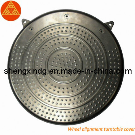 Stamping Wheel Alignment Turntable Cover with Color Zinc Plating (SX219)