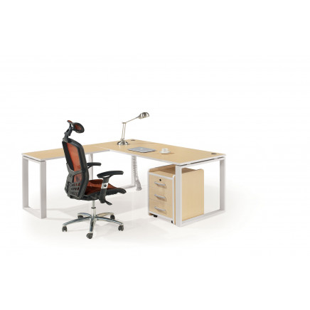 Standard Office Manager Table with Steel Leg (OWCT2503-20)
