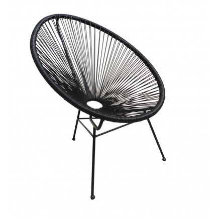 Steel Rattan Outdoor Chair (RC-06061)