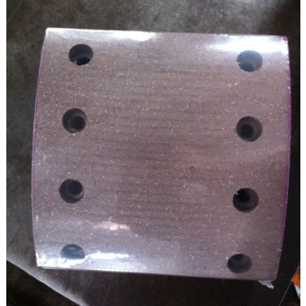 Str Rear Brake Lining Top Quality Red Material with Rivet