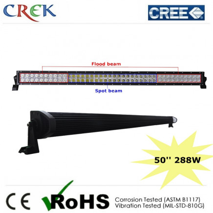 Straight 288W 50'' Inch CREE Work LED Light Bar (CK-BC24803B)