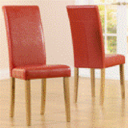 Straight Back PU Chair/Cheap PU Chair/Faux Leather Chair/Dining Chair/Wooden Chair