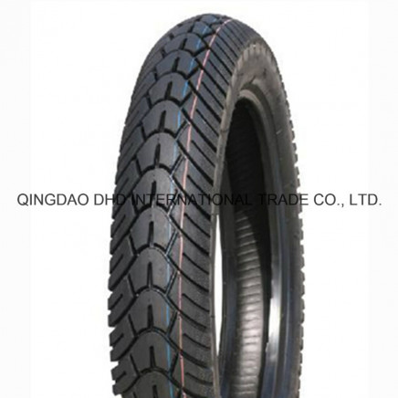 Straight Horizontal Groove Pattern Design 110/90-18tl Motorcycle Tires