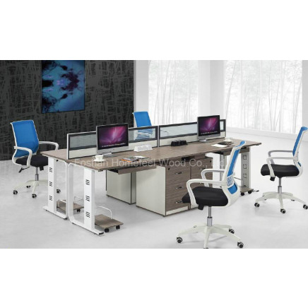 Straight Office Workstation Office Desk with Office Partition (HF-CE004)