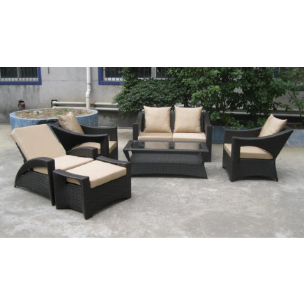 Stylish Wicker Rattan Garden Patio Sofa Furniture