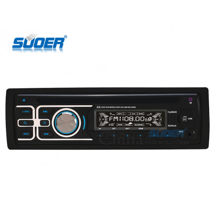 Suoer Car DVD Player with USB SD Card (8809-Blue)