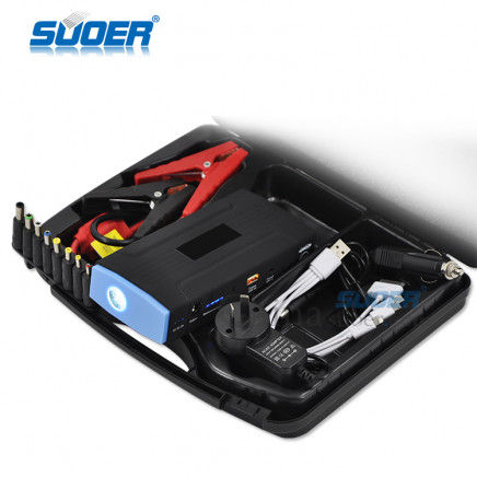 Suoer Car Emergency Tool Kit 16800mAh Car Jump Starter Power Bank 12V Car Epower Charger (16800mAh (kit))