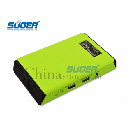 Suoer Car Engine Emergency Power Start 8800 mAh Multi-Function Mini Portable Epower Charger Car Jump Starter for 12V Car (SRT-03)