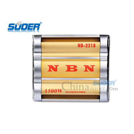 Suoer Factory Price 1500W Car Amplifier High Power Car Audio Amplifier (NB-2218)