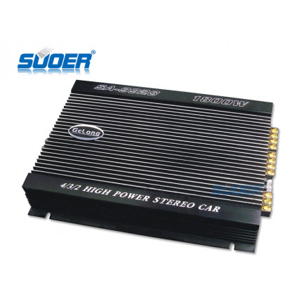 Suoer Factory Price 1800W High Power Stereo Audio Amplifier Stereo Car Amplifier (SA-992S)