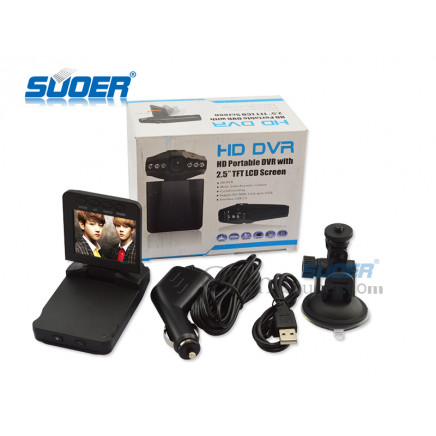 Suoer Factory Price 2.5 Inch Car DVR TFT LCD Screen HD Portable Car DVR (MX-206)