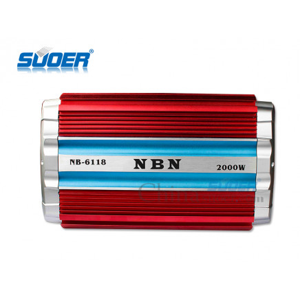 Suoer High Power 2000W Car Amplifier Car Audio Amplifier (NB-6118)