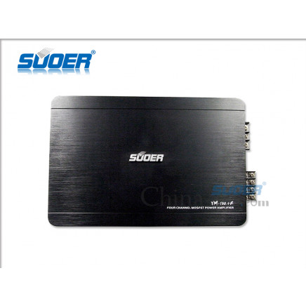 Suoer High Power 4 Channel Mosfet Car Power Amplifier (YM-100.4R)