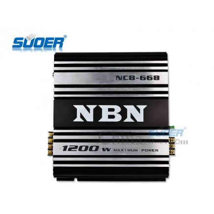 Suoer High Power Car Amplifier 1200W Car Amplifier (NCB-668)