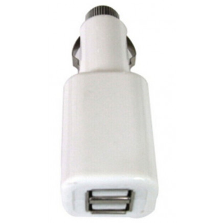 Suoer High Quality 12V Dual USB Car Charger Car Cigarette Lighter Charger Adapter (SL-108)