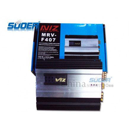Suoer High Quality High Power Professional Amplifier Stereo Car Amplifier (MRV-F407)