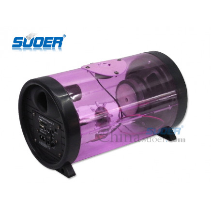 Suoer Low Price 5 Inch Car Colorful Light Subwoofer Car Audio Subwoofer with LED Illumination (5 Inch-with Colorful Light-502E)