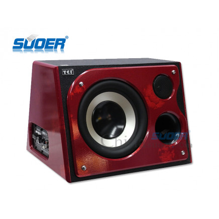 Suoer Low Price Trapezoid Car Audio Subwoofer Big Bass Speaker Subwoofer (Disen-K5)