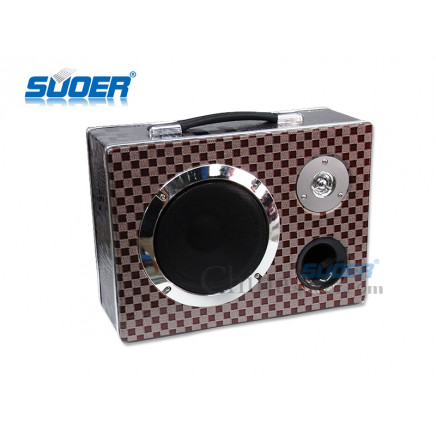 Suoer Portable 5 Inch/6 Inch Car Subwoofer Square Leather Subwoofer Speaker (Portable 5 Inch/6 Inch Square Leather)