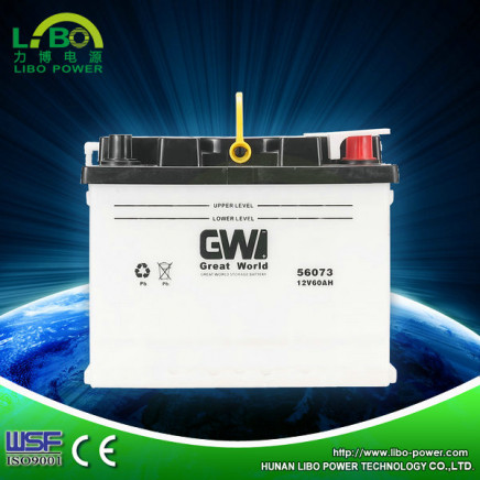 Super Lead-Acid 12V 60ah Dry Auto Battery