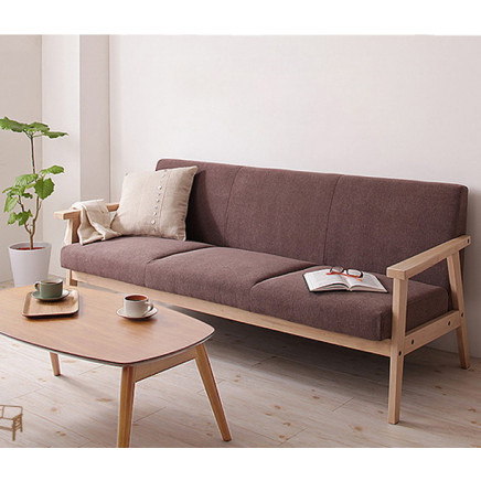 Super Quality Modern Living Room Sofa with Wooden Armrest (WD-9601-3)