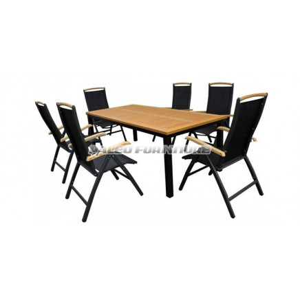 Textilene Garden Patio Wicker Outdoor Rattan Furniture (PAT-1111)