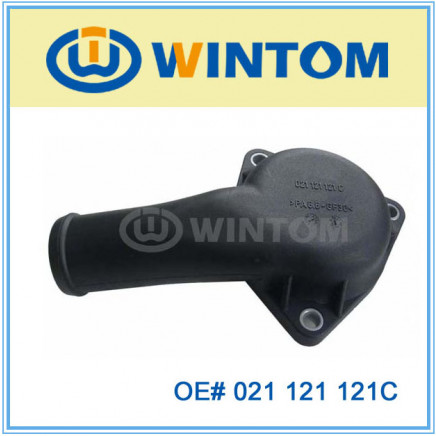 Thermostat Housing Thermostat Cap Coolant Flange with OEM 021 121 121c.