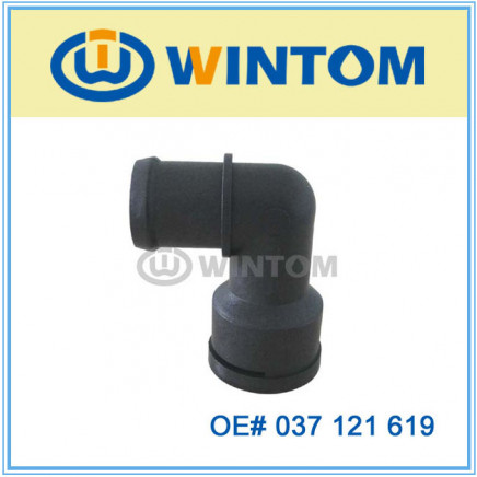 Thermostat Housing Thermostat Cap Coolant Flange with OEM 037 121 619
