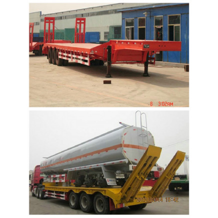 Tongya 3 Axles Low Bed Semi Trailer (CTY9550GB)