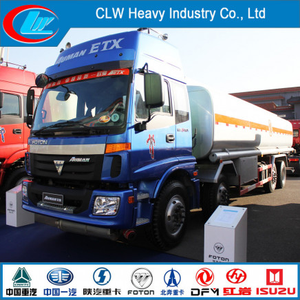 Top Services 8*4 Foton Auman Fuel Tanker Trucks