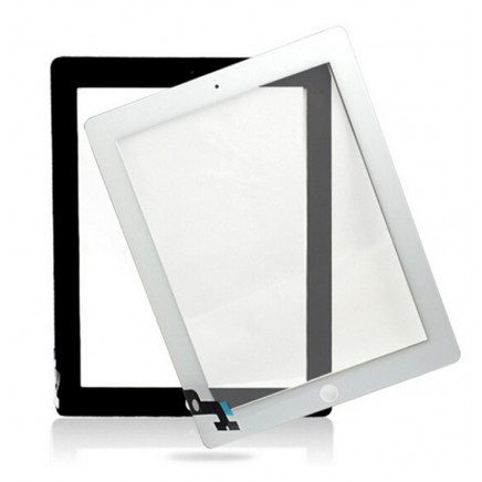 Touch Screen Glass Digitizer with Home Button for iPad 2 3 4 Black White