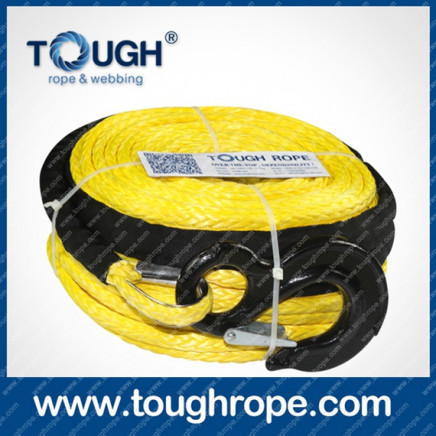 Tr-01 Ship Winch Dyneema Synthetic 4X4 Winch Rope with Hook Thimble Sleeve Packed as Full Set